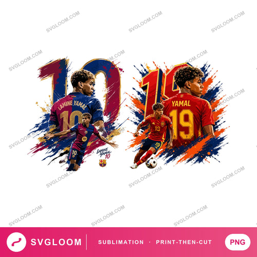 lamine-yamal-barcelona-spain-soccer-tumbler-wrap — image 1