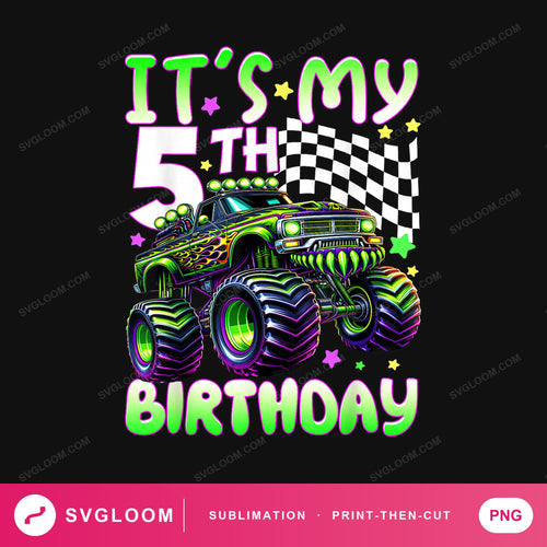 its-my-5th-birthday-monster-truck — image 1
