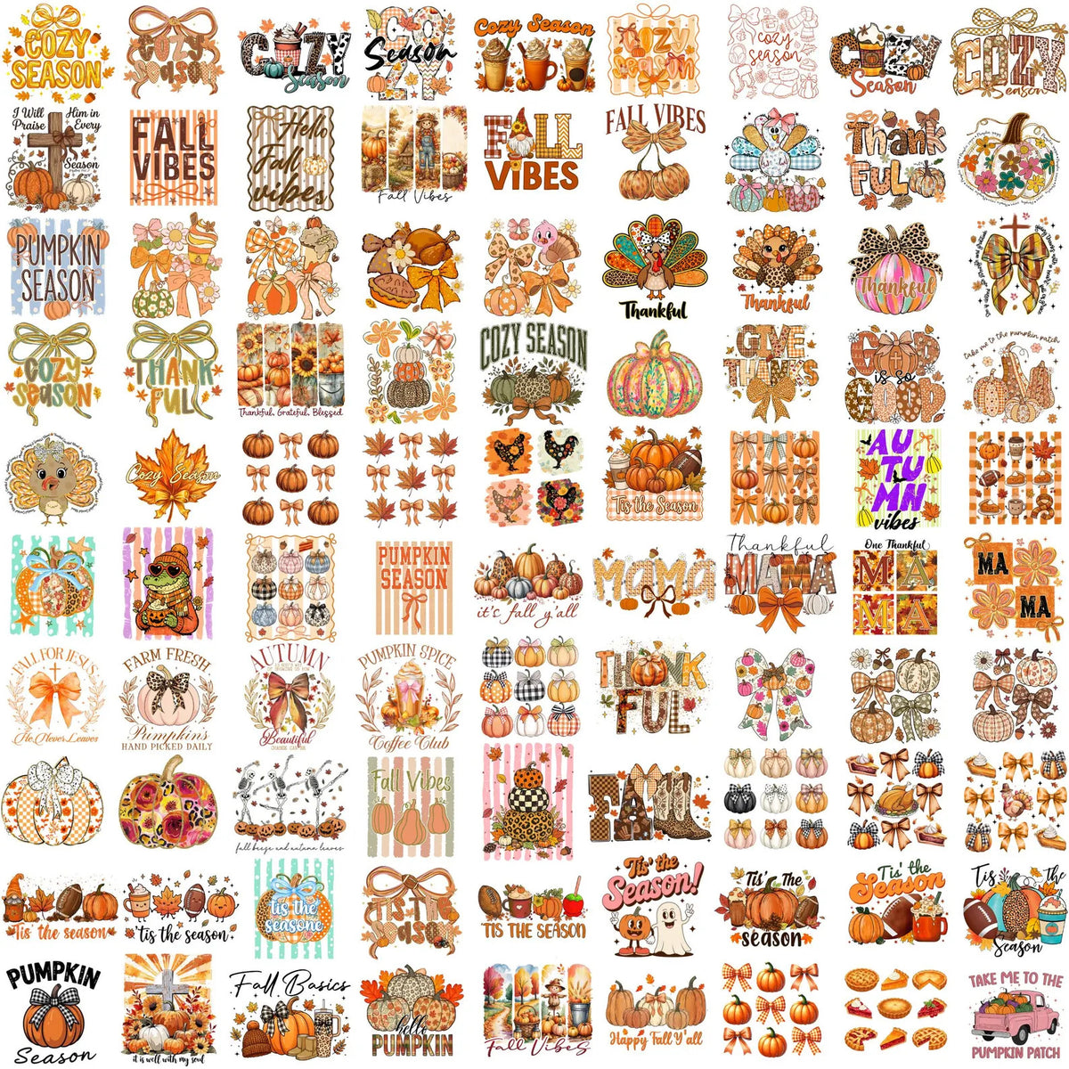 FREE Fall Mega Bundle — 3,200+ Designs | SVG & PNG | Pumpkins, Thanksgiving, Fall Vibes & More